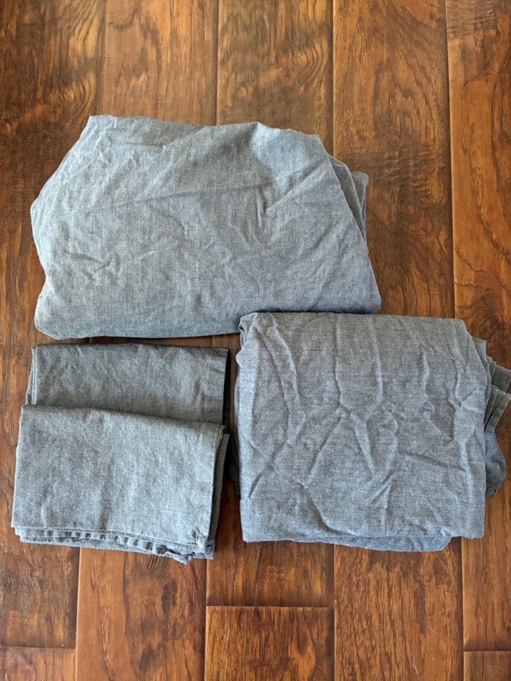 The Land of Nod Heather Gray Jersey Knit Fabric Label